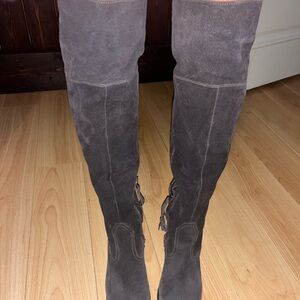 Dolce Vita Silas over the knee grey suede boot size 10